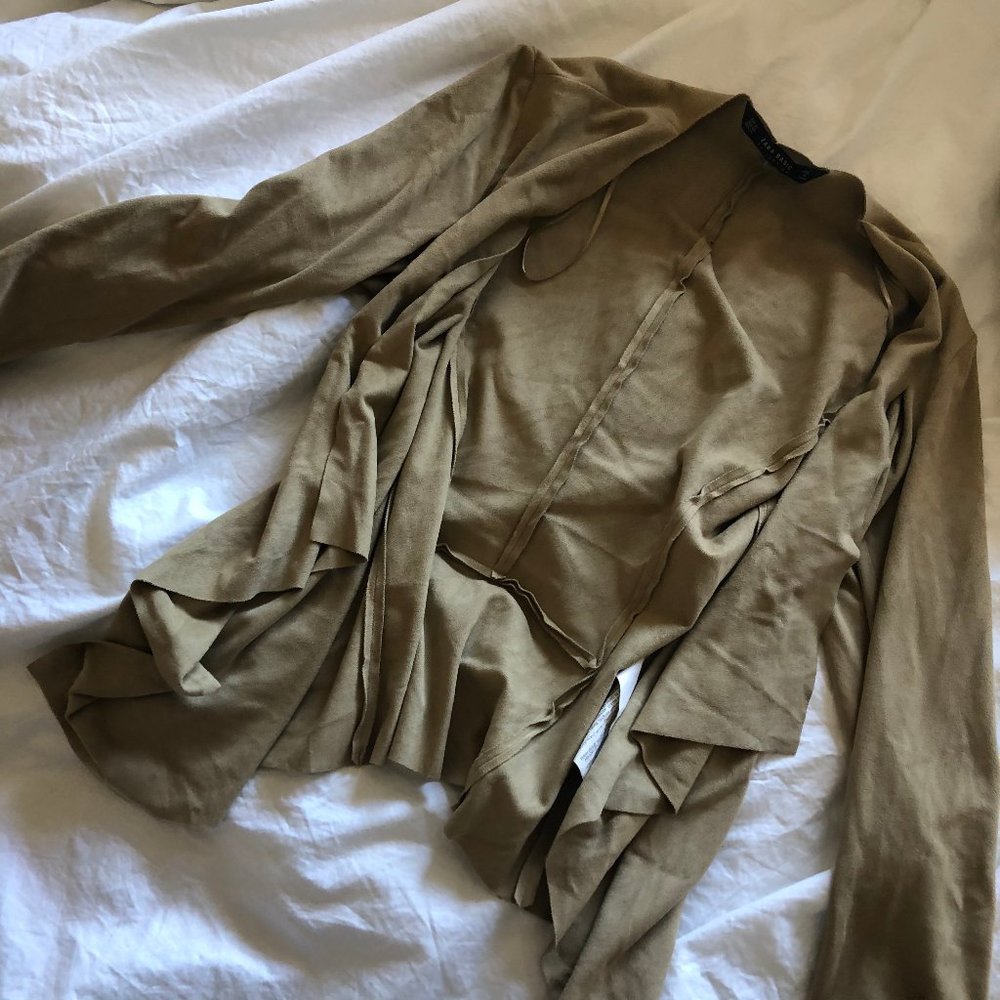 2 for 16 zara Suede Cardigan